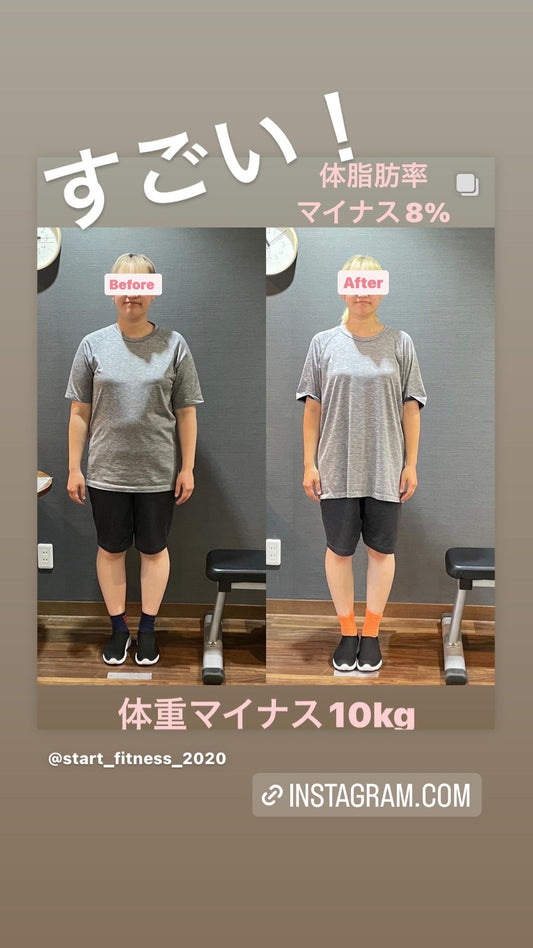 感謝しかないです!半年で10キロ減!